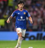 Lisandro Martinez of Manchester United in action, as Man United face major decision on his future.